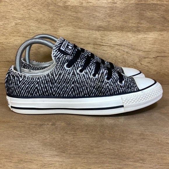 Converse Shoes - Converse CTAS Low-Top Zebra Print Tweed Sneakers